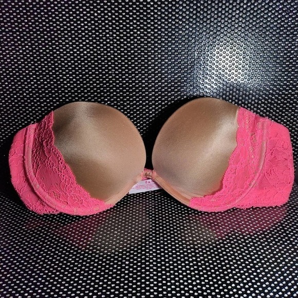 PINK strapless bra Heartbreaker! Push up 34B - Picture 1 of 9